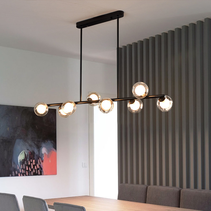 Đèn thả thủy tinh hiện đại HF2135/8