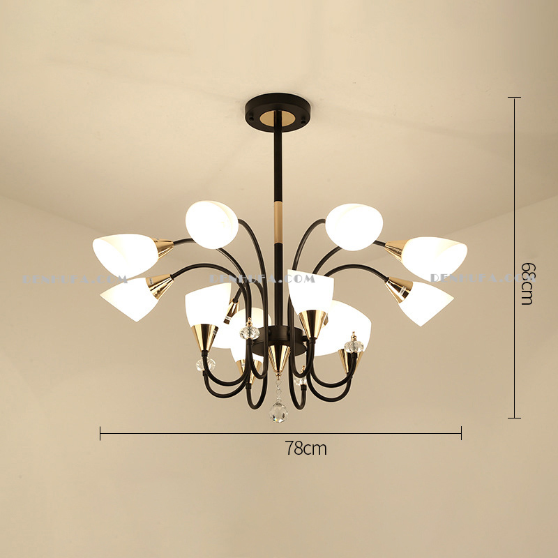 Đèn chùm thủy tinh trang trí HF2291/12