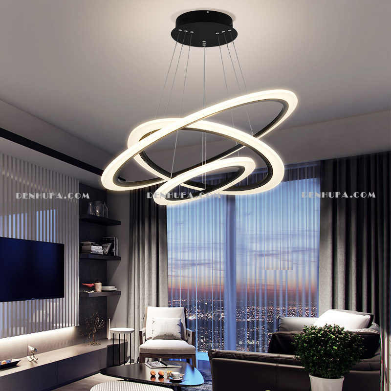 Đèn thả LED 3 vòng hiện đại HF2272