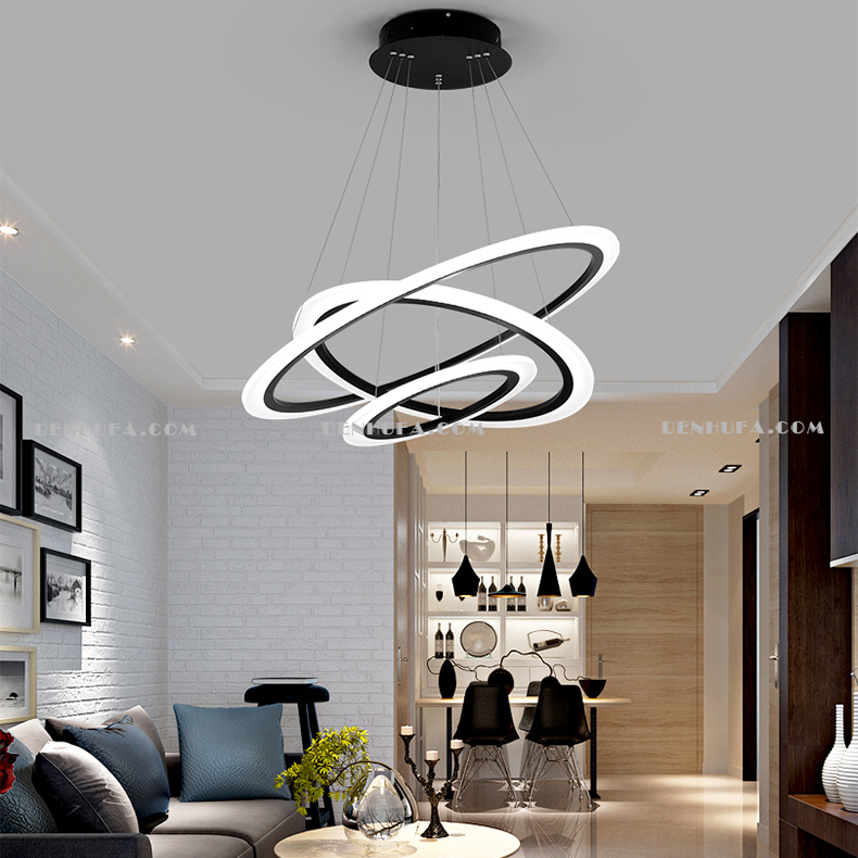 Đèn thả LED 3 vòng hiện đại HF2272