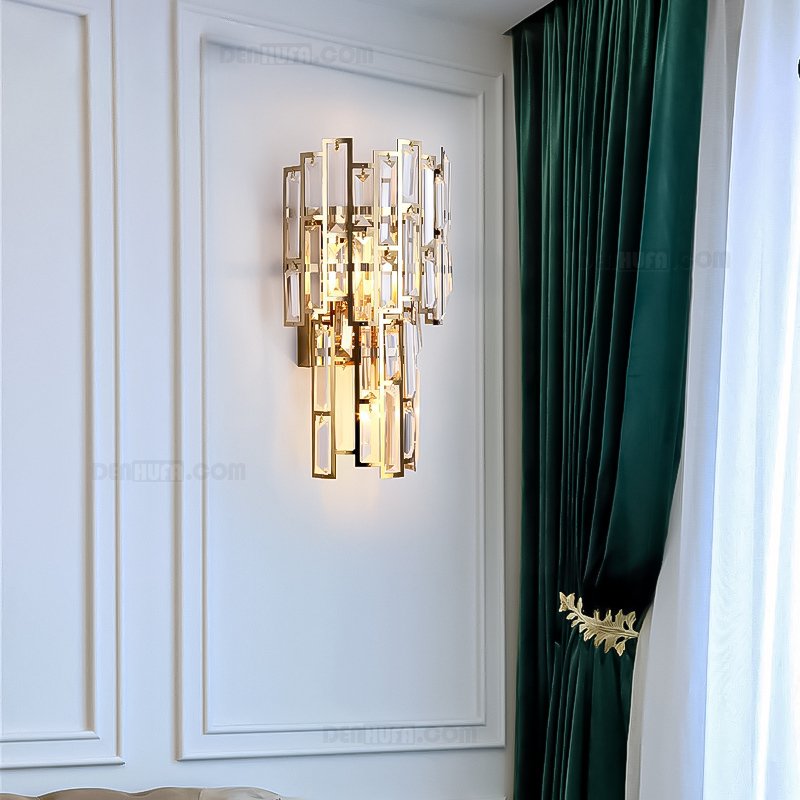 Đèn tường trang trí khối pha lê cao cấp HF2312