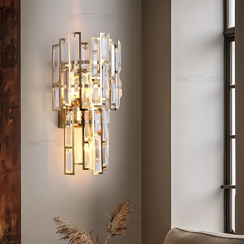 Đèn tường trang trí khối pha lê cao cấp HF2312