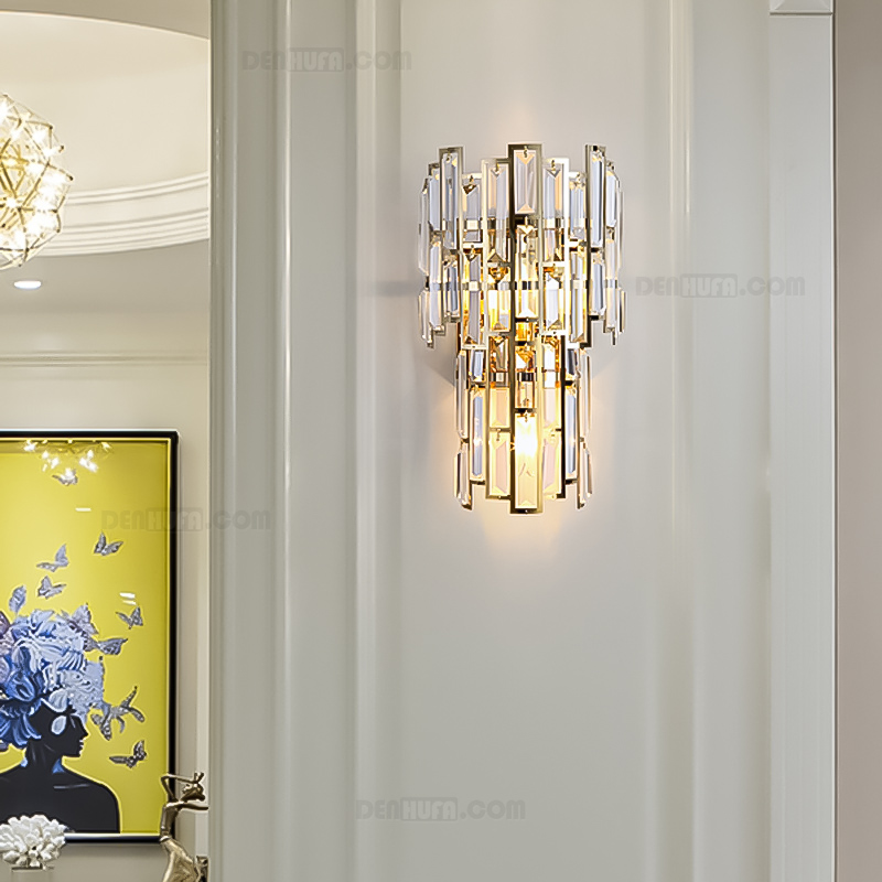 Đèn tường trang trí khối pha lê cao cấp HF2312