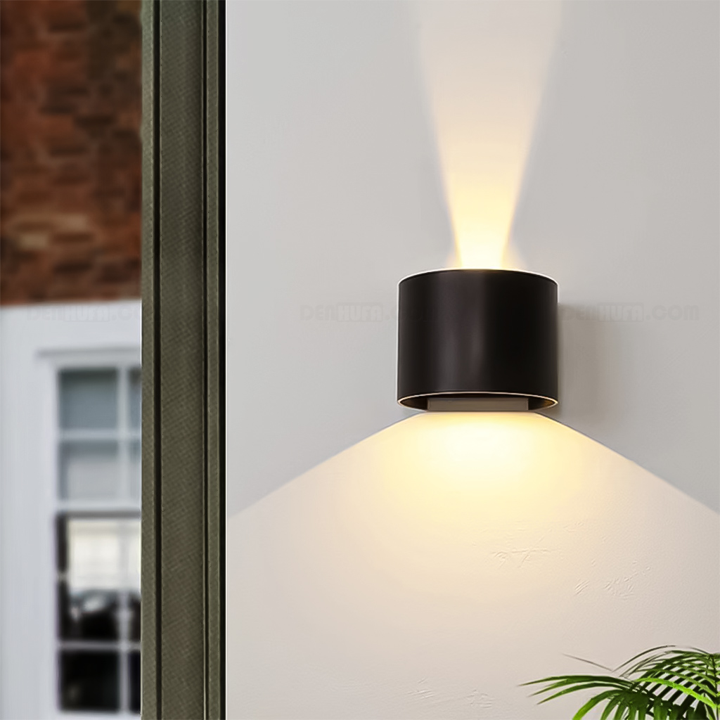 Đèn LED hắt tường chống nước ngoài trời 2 đầu sáng chỉnh tia HF2387