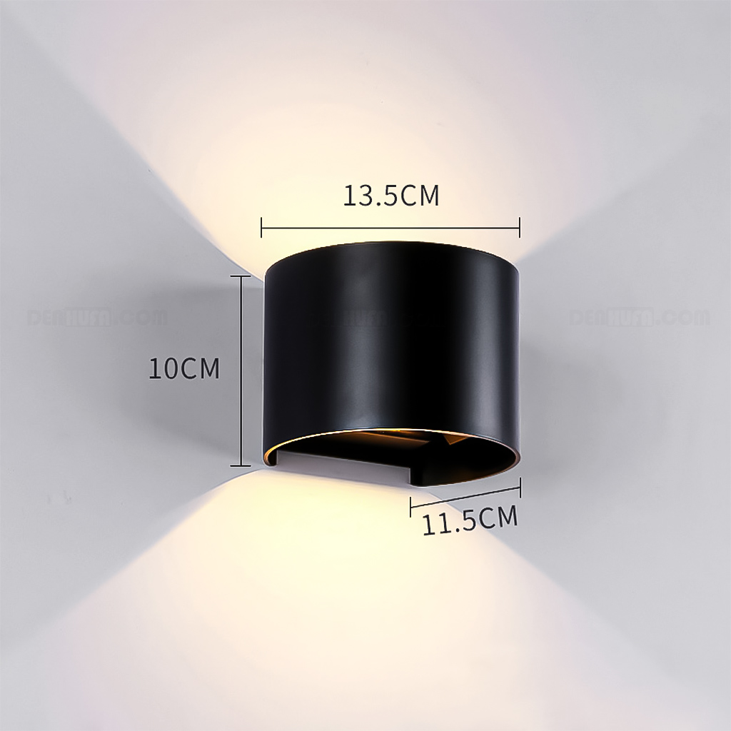 Đèn LED hắt tường chống nước ngoài trời 2 đầu sáng chỉnh tia HF2387 - Ảnh 2