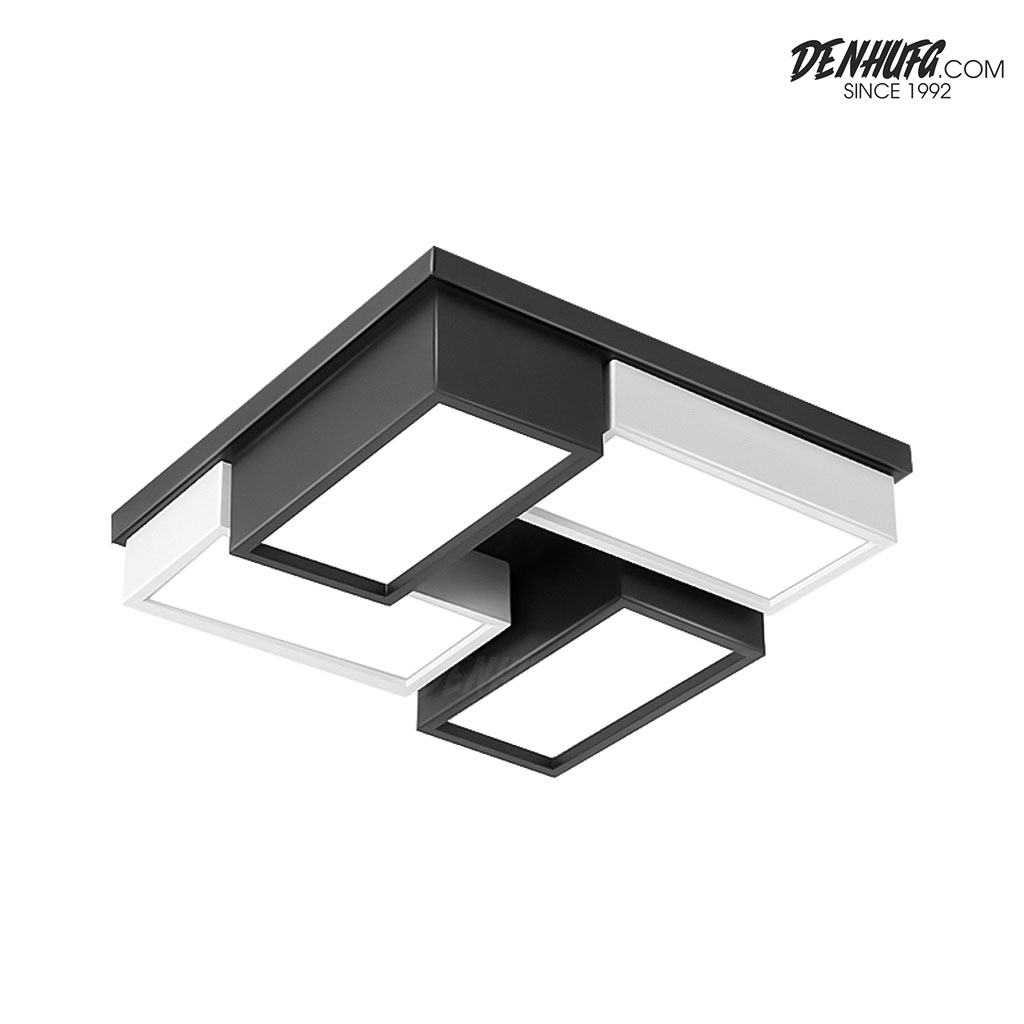 Đèn ốp trần trang trí phòng khách nhỏ, phòng ngủ phong cách hiện đại HF2422