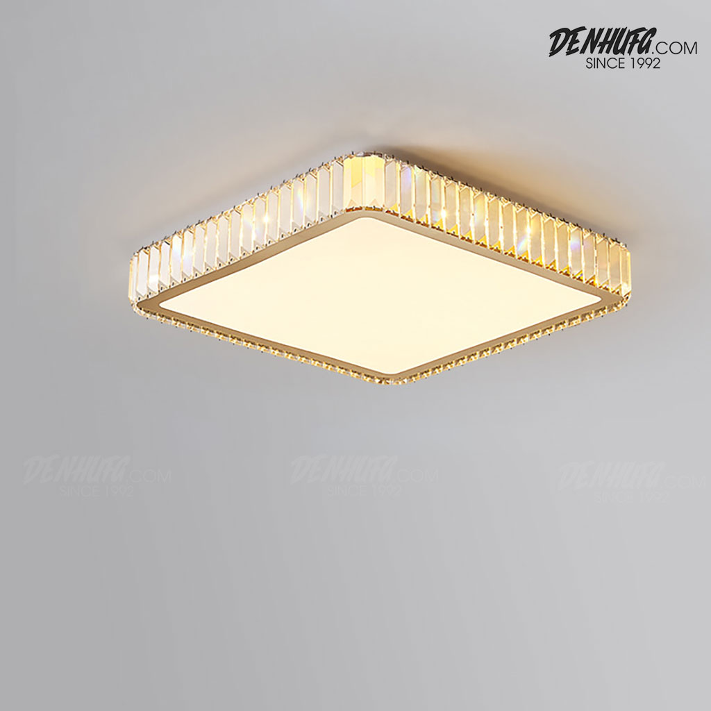 Đèn ốp trần pha lê trang trí phòng ngủ, phòng khách nhỏ, phòng trẻ em HF2420