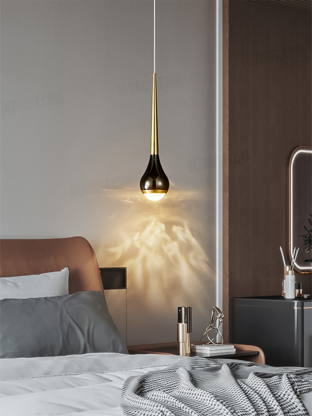 Đèn thả LED ống giọt nước phong cách hiện đại DHF322 - Ảnh 3