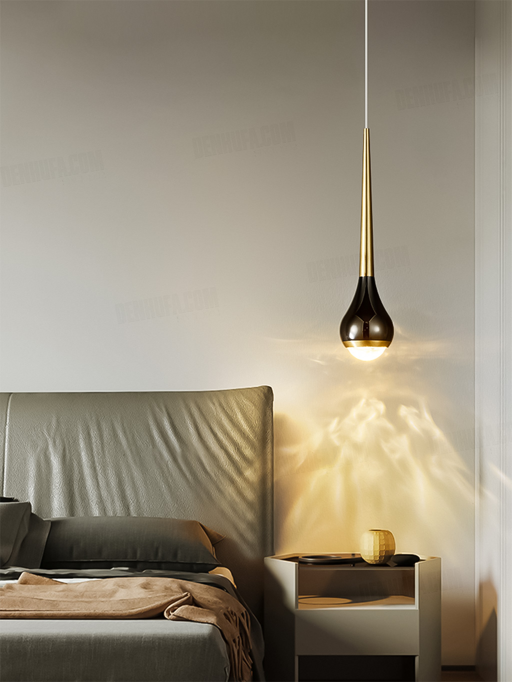 Đèn thả LED ống giọt nước phong cách hiện đại DHF322