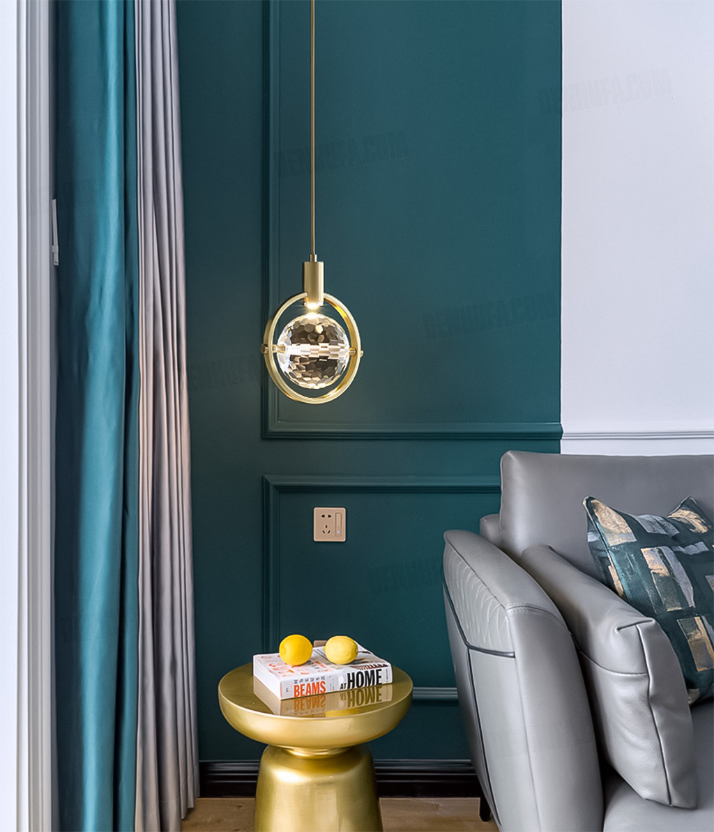 Đèn thả trang trí pha lê cao cấp DHF242