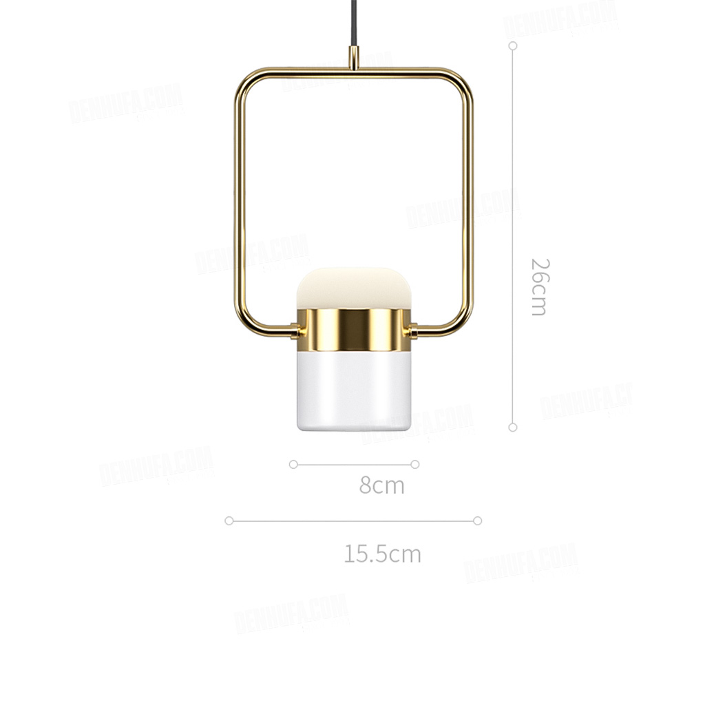 Đèn thả LED ống rọi xoay hướng tự do phong cách hiện đại DHF63 - Ảnh 5