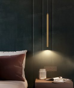 Đèn thả LED ống rọi thân vàng cao cấp 13240