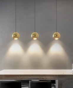 Đèn thả LED quả cầu rọi vàng bóng cao cấp 13257