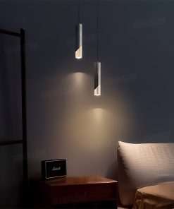 Đèn thả LED ống rọi thân đen sơn tĩnh điện 13247