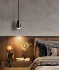 Đèn thả LED ống rọi thân đen bóng cao cấp 13252