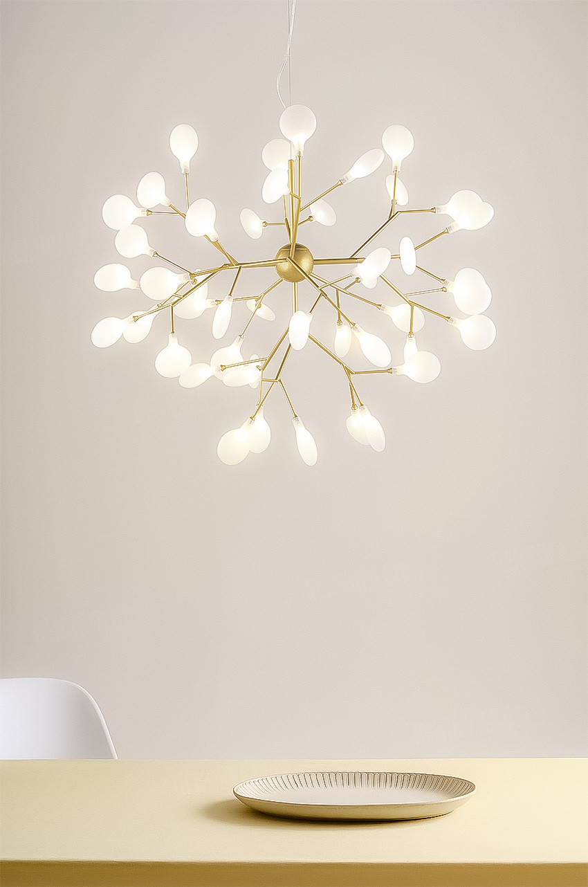 Đèn thả Hera 36 lá thủy tinh HF13111
