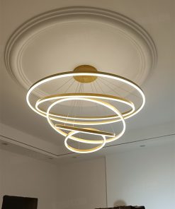 Đèn thả LED thông tầng 5 vòng sáng HF13181