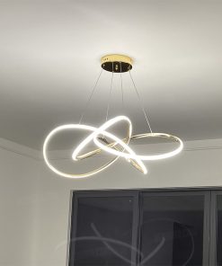 Đèn thả LED thân vàng cao cấp 13188