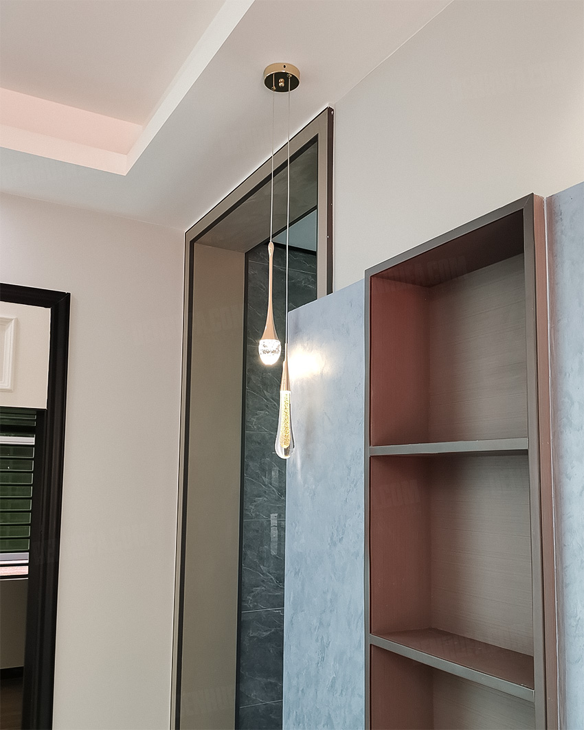 Đèn thả trang trí pha lê giọt nước cao cấp HF13193