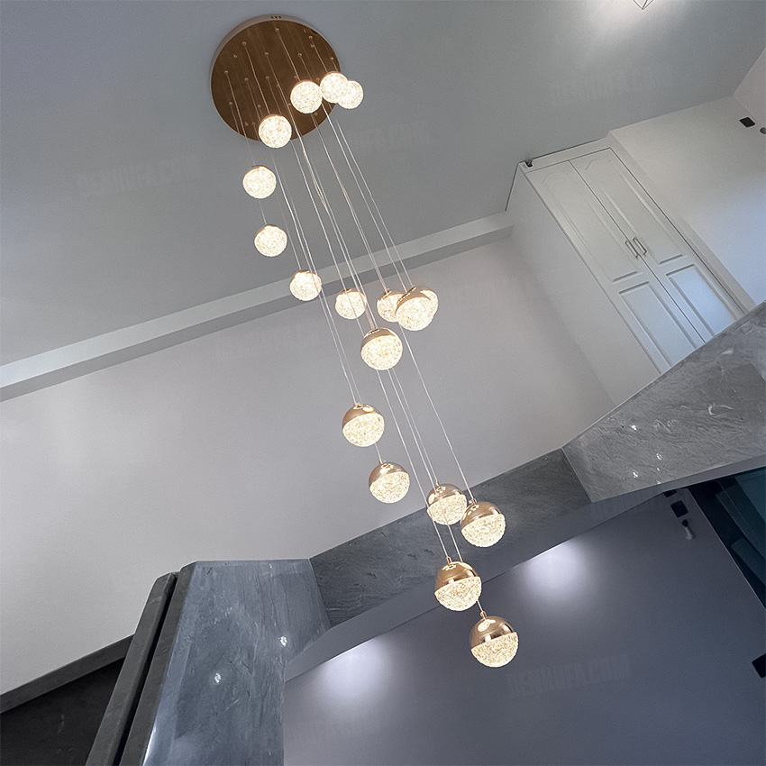 Đèn thả trang trí thông tầng HF13164