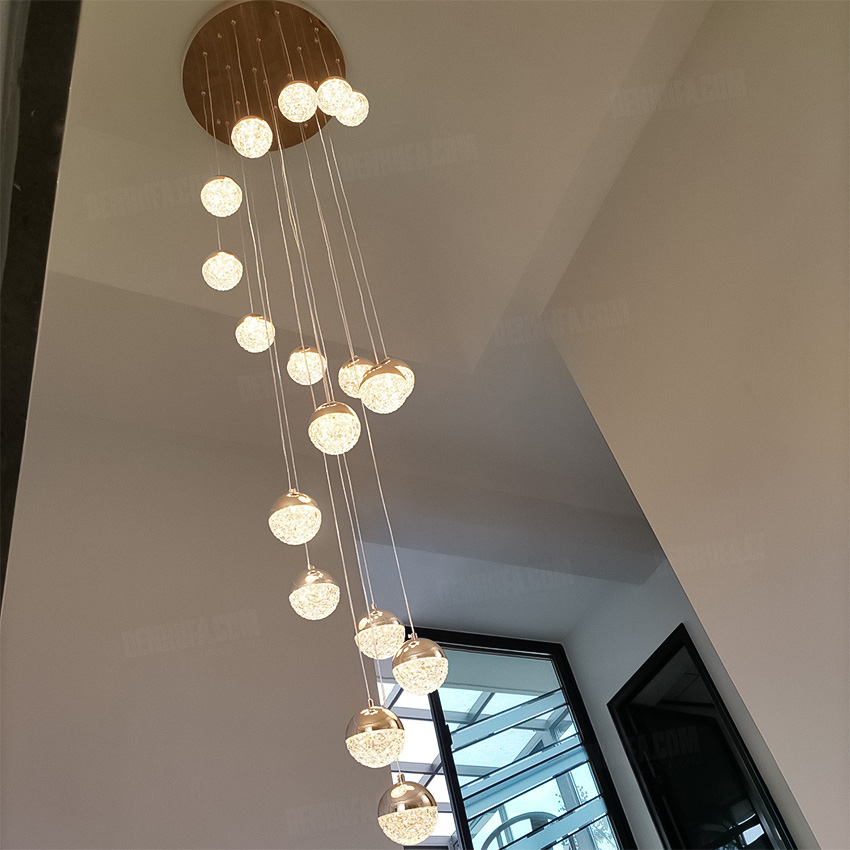 Đèn thả trang trí thông tầng HF13164