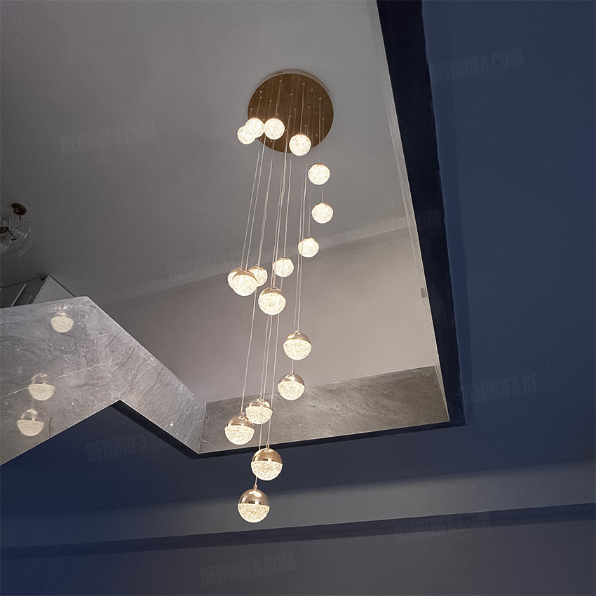 Đèn thả trang trí thông tầng HF13164
