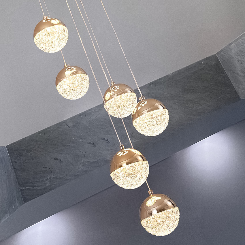 Đèn thả trang trí thông tầng HF13164