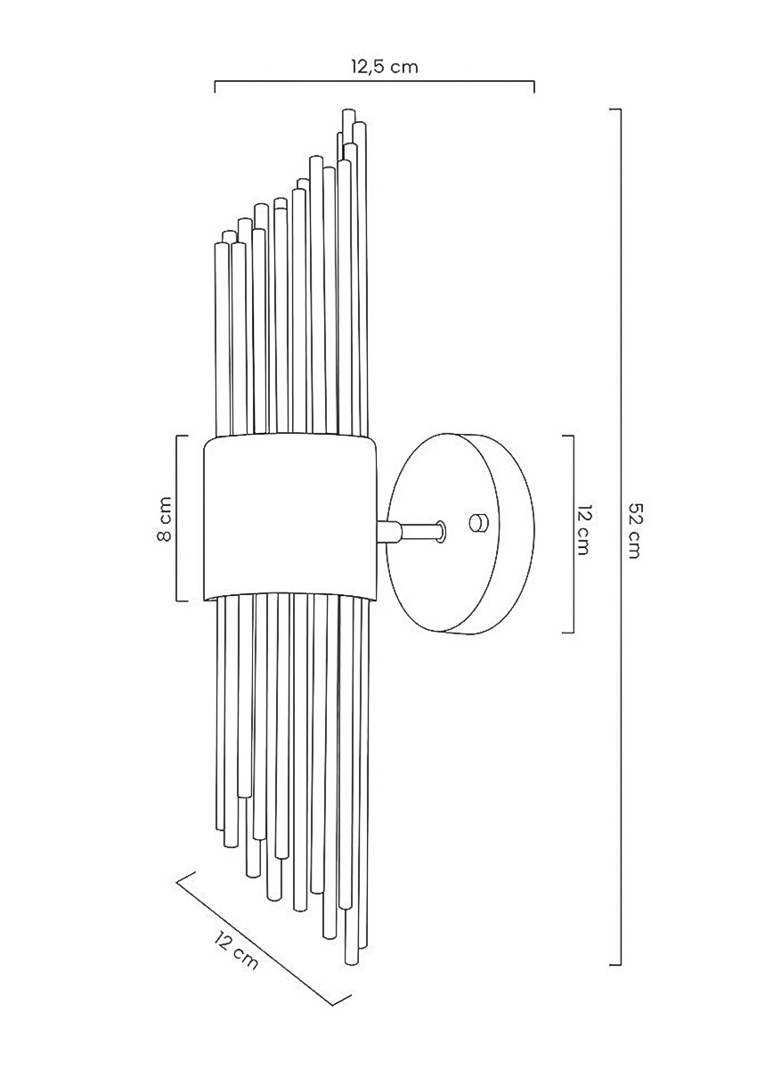 Đèn tường pha lê cao cấp HF13083