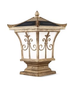 Đèn trụ trang trí ngoài trời phong cách cổ điển châu Âu HF13370