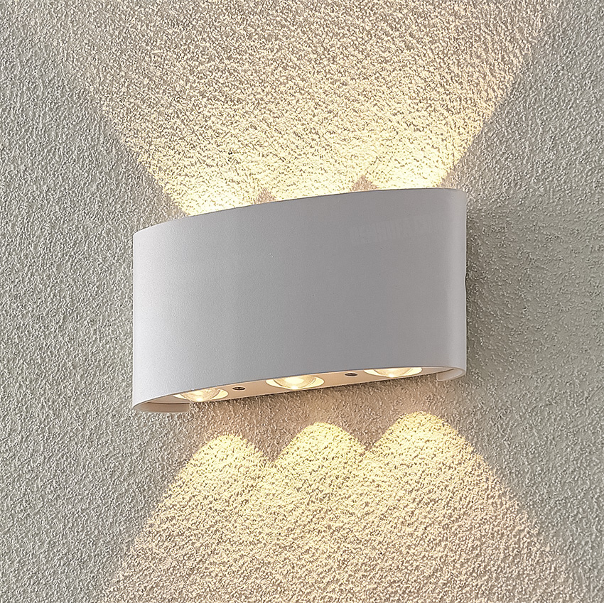 Đèn hắt tường 6 tia trang trí ngoài trời 13011 - Ảnh 4