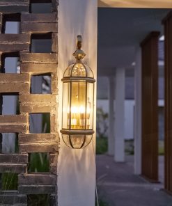 Đèn tường đồng cao cấp trang trí ngoài trời biệt thự 13272