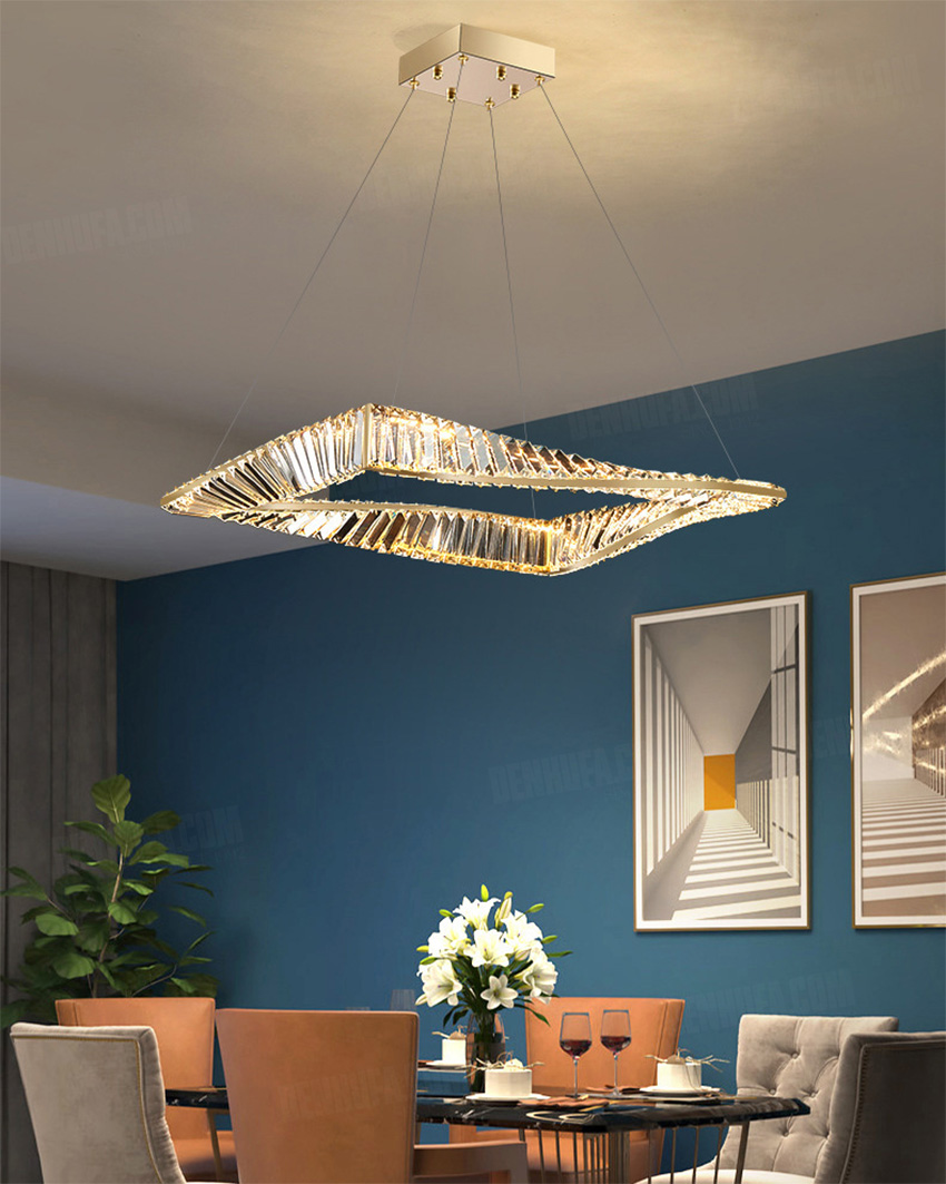 Đèn thả trang trí pha lê cao cấp HF12886