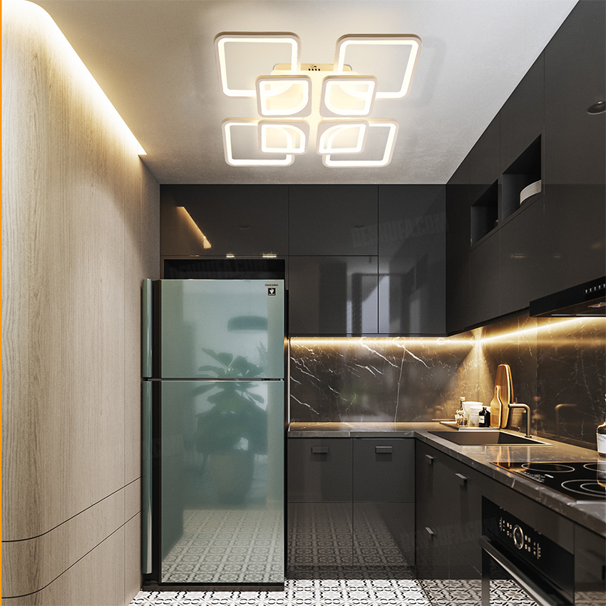 Đèn ốp trần LED trang trí HF12907