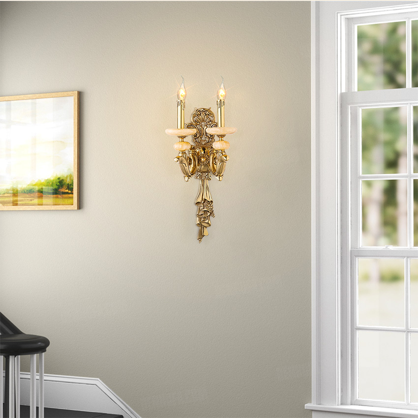 Đèn tường đồng cao cấp HF12734