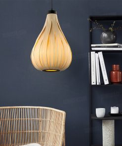 Đèn thả gỗ trang trí cao cấp HF12764