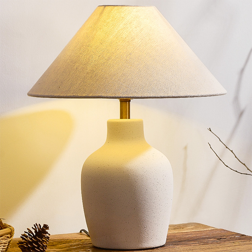 Đèn bàn gốm trang trí HF12819