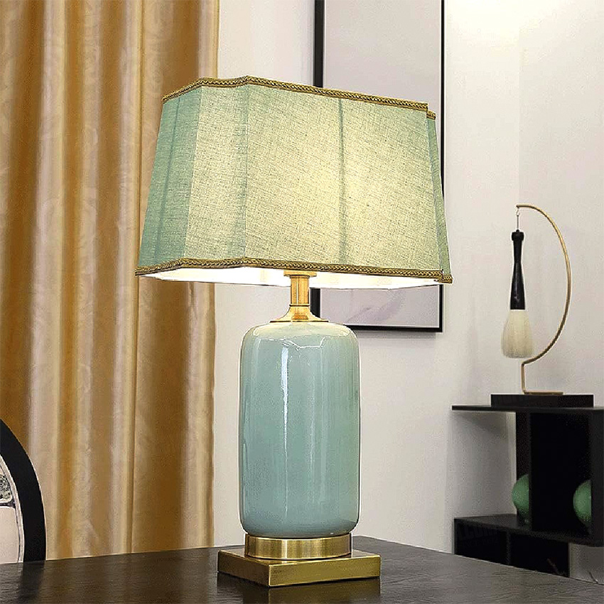 Đèn bàn gốm trang trí HF12824