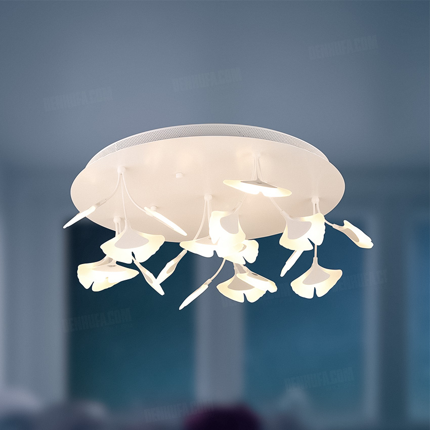 Đèn LED ốp trần Lá ngân hạnh trang trí HF12670