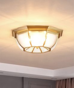 Đèn ốp trần đồng trang trí HF12707