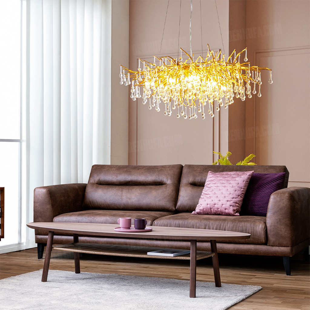 Đèn chùm pha lê trang trí HF15994