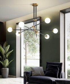 Đèn thả 6 bóng xoay tự do HF16157