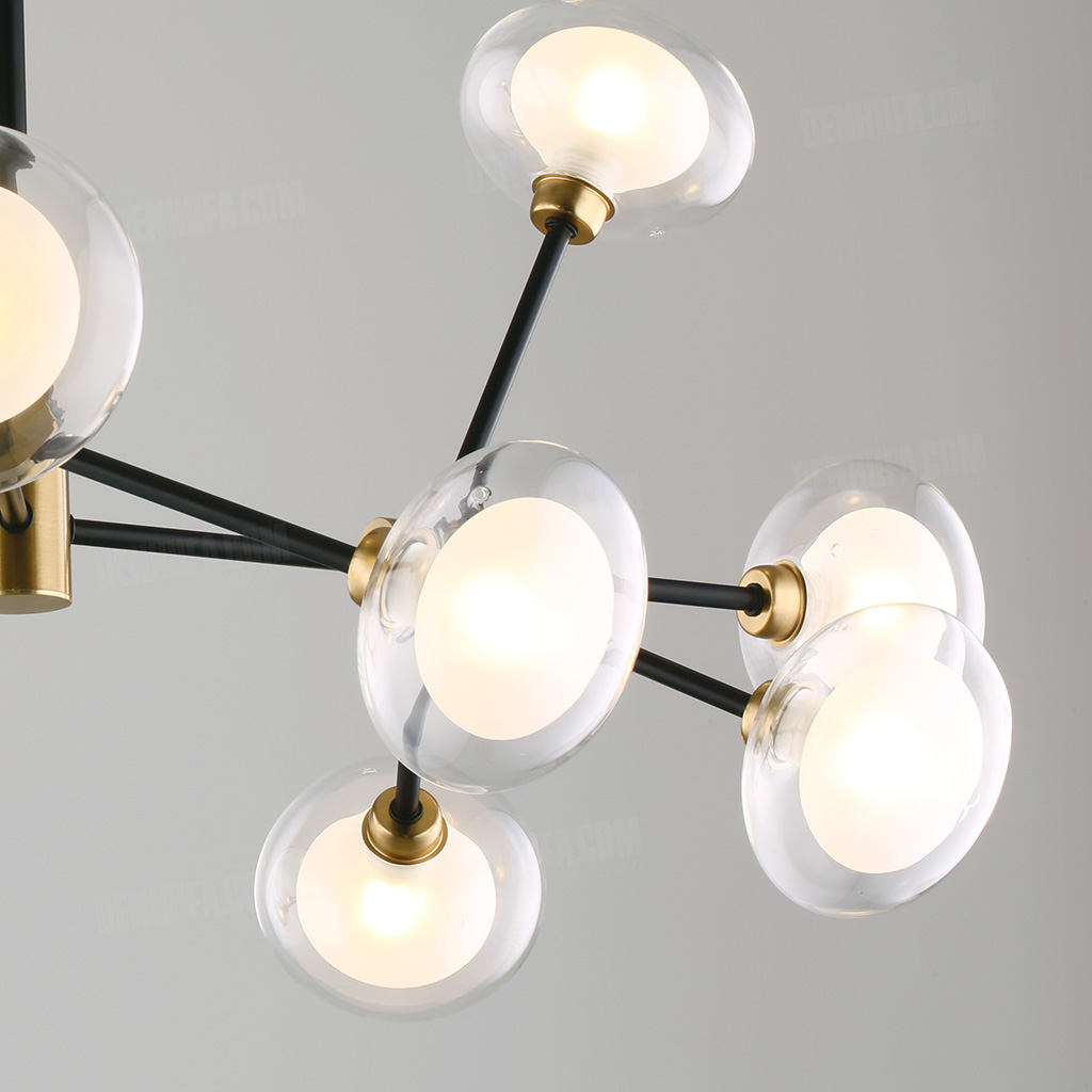 Đèn chùm thủy tinh hiện đại HF16078