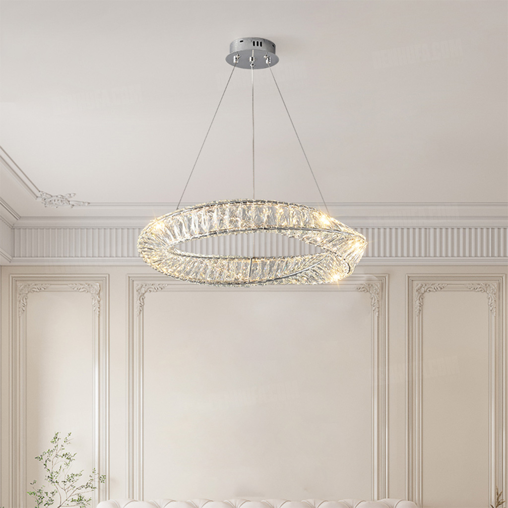 Đèn thả trang trí pha lê cao cấp HF17556 - Ảnh 4
