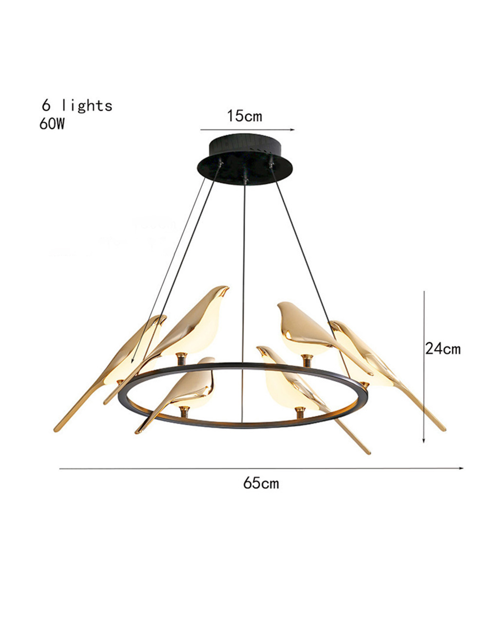 Đèn chùm trang trí HF17563 - Ảnh 2