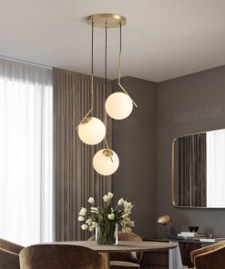 Bộ đèn thả thủy tinh 3 chiếc HF17599