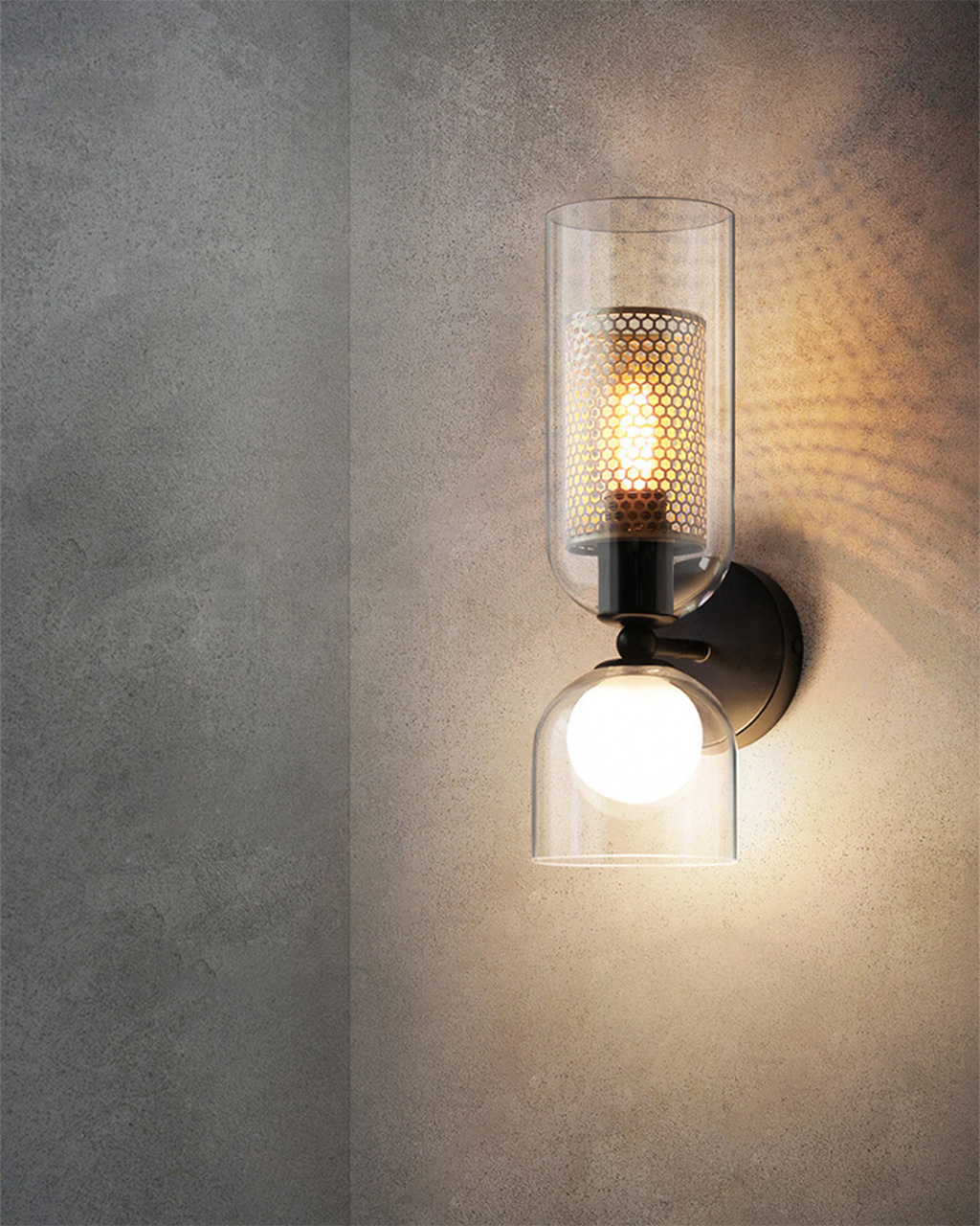 Đèn tường thủy tinh HF17735