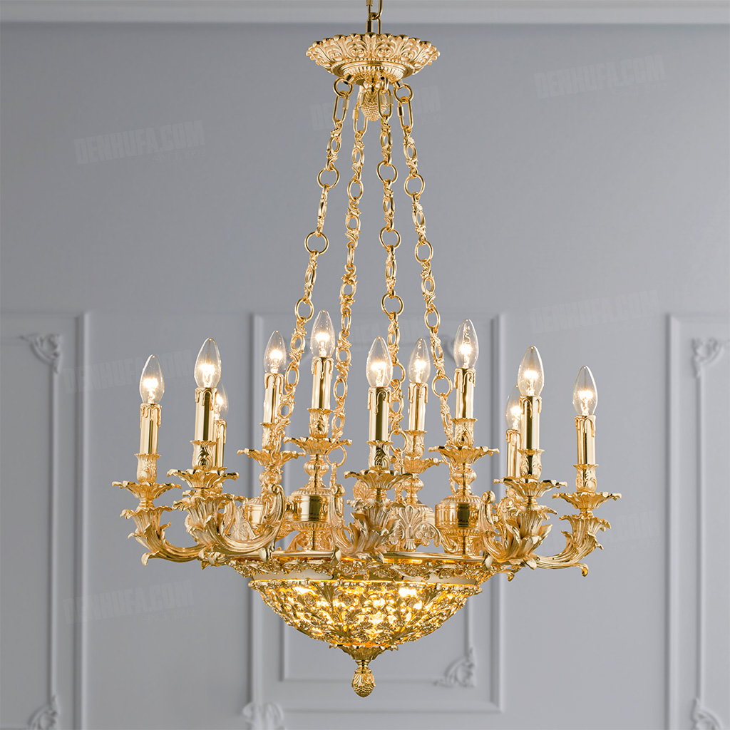Đèn chùm đồng cao cấp HF18734