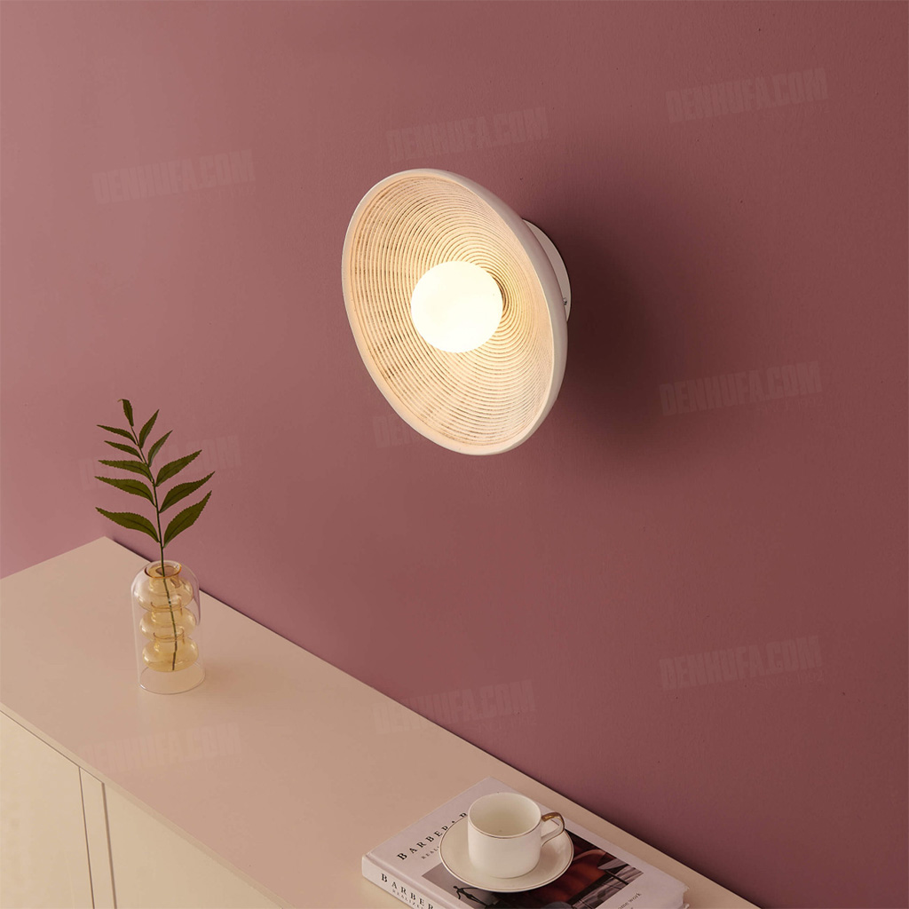 Đèn gắn tường phong cách gốm sứ Wabi-sabi HF18939