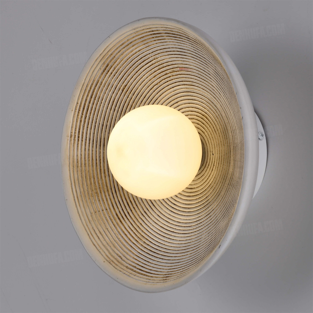 Đèn gắn tường phong cách gốm sứ Wabi-sabi HF18939