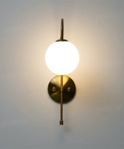 Đèn tường treo quả cầu thủy tinh HF19243